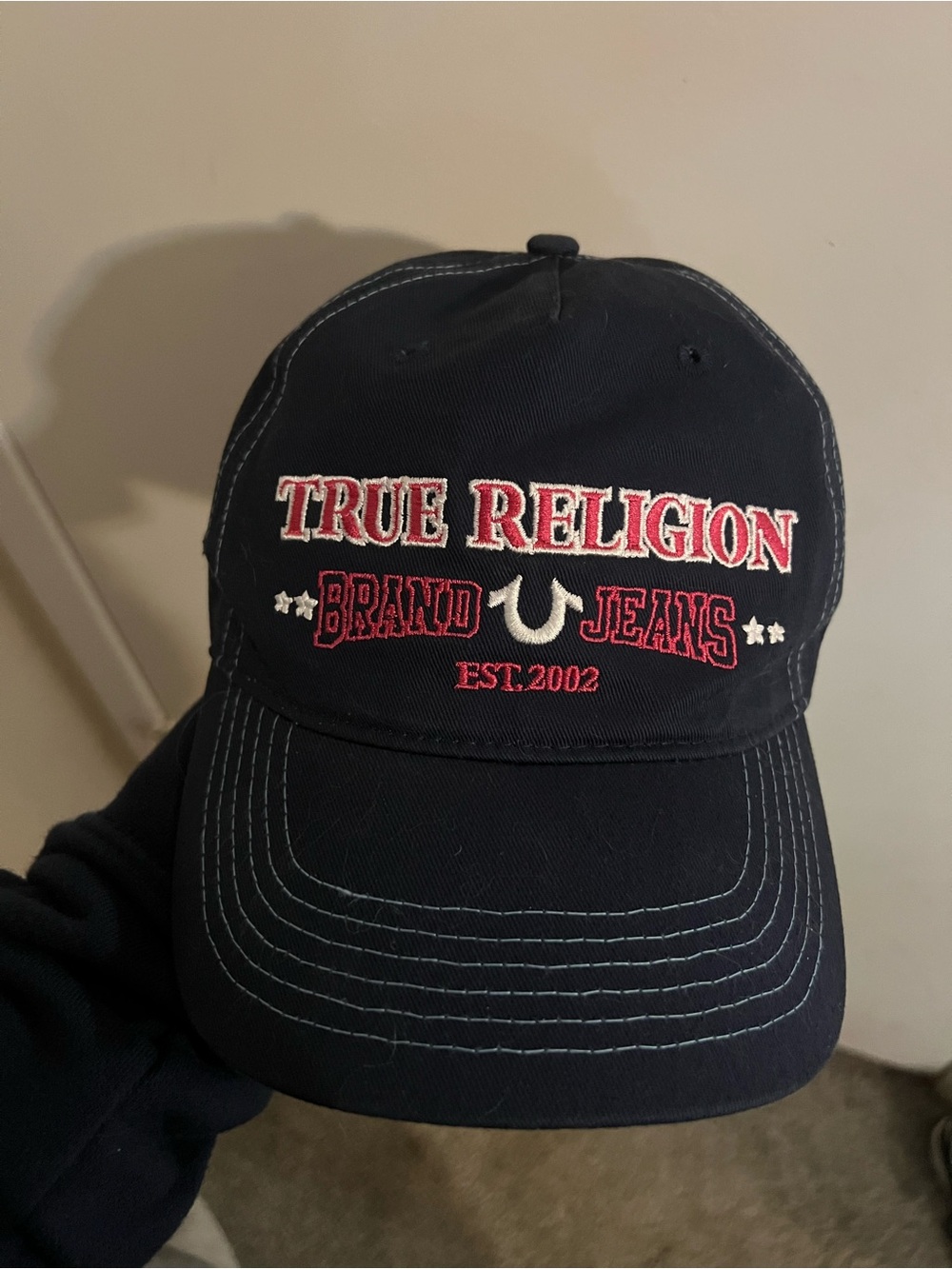 True Religion Men’s Navy Baseball Cap - True Religion Brand Jeans